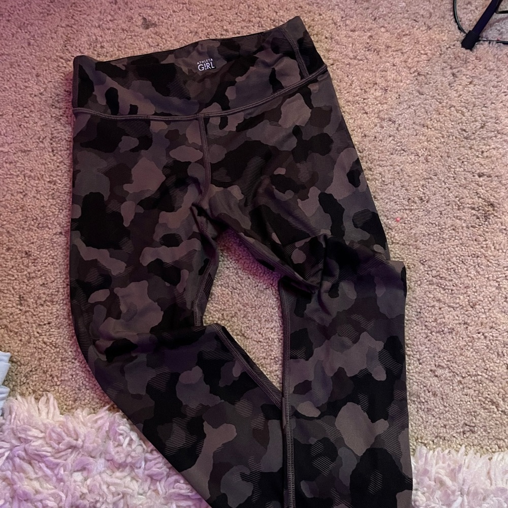 Athleta girl " Printed Chit Chat tight " leggings.
